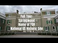Springwood Full Tour FDR s Home US National Historic Site Hyde Park NY