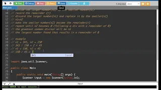 Java Loops Lesson 07 - Euclid s Algorithm