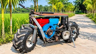 How to make 200cc bike using 4 hp Disel engine