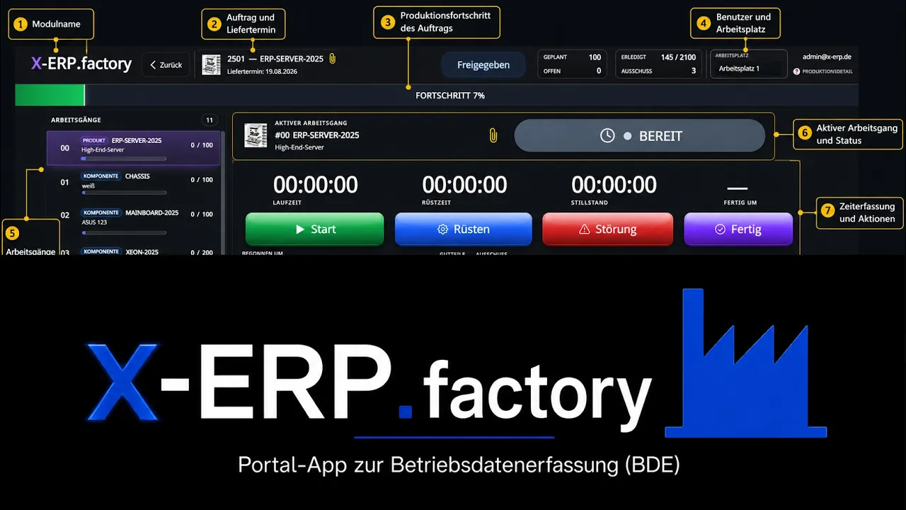 YouTube-Vorschaubild zu X-ERP.factory