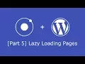 Wordpress Rest API and Ionic 3 CRUD 5 - Adding and Lazy Loading Pages