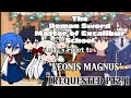 Download Lagu The Demon Sword Master of Excalibur Academy react to 'LEONIS MAGNUS' [REQUESTED PT2]MADE BY:GACHA TV