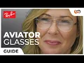 Ray-Ban Clear Aviator Glasses