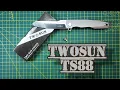 TWOSUN TS88 TENON MORTISE TITANIUM M390 Disassembly Tight lock up smooth action great gripNclip