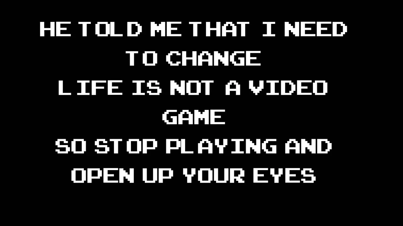 GAME OVER - Falling in Reverse Lyric Video (On Screen)