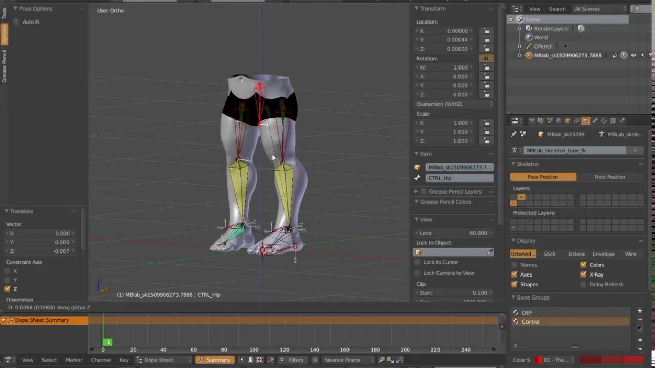 Blender Rigging Rigging Soft IK Limbs