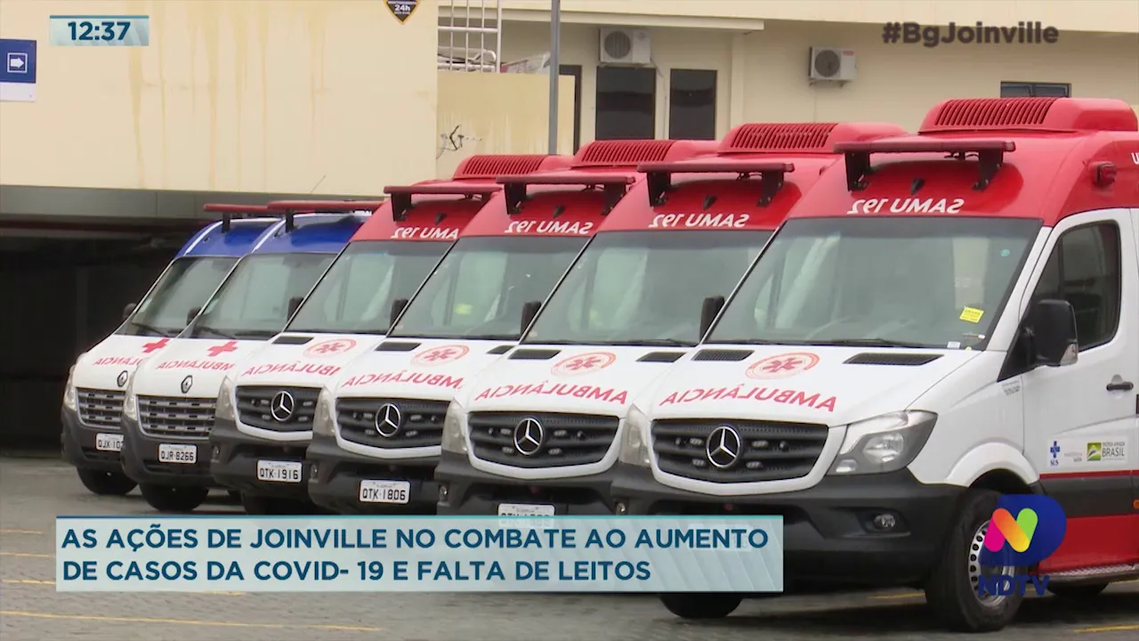 As ações de Joinville no combate ao aumento de casos da Covid-19 e falta de leitos