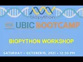 UBIC UCSD Workshop 1 Biopython