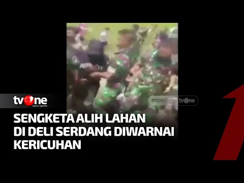Gara-gara Sengketa Lahan, TNI Terlibat Aksi Saling Dorong Dengan Warga