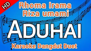 Download Rhoma Irama \u0026 Riza Umami - Aduhai (Karaoke Dangdut Tanpa Vocal) | HD MP3