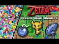 Legend of Zelda Perler Bead Magnets LIVE
