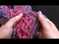 br3L dec left leaning brioche three stitch decrease