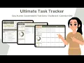 Ultimate Task Tracker Google Sheet Task Entry Dashboard Calendar View