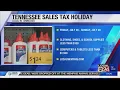 TN Sales Tax Holiday weekend