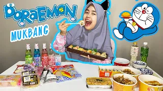 PAKE SUARA DORAEMON, MUKBANG MAKANAN JEPUN | #CACILUNIVERSE