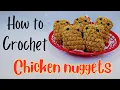 Crochet Chicken Nugget Tutorial How to Crochet a Chicken Nugget Easy and Fast Cute Amigurumi