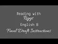 Final Draft Instructions