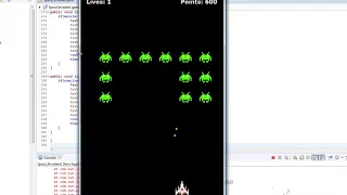 Programming game in Java Space Invaders