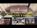 Pit Boss wood pellet diagnosing repairing igniter fan auger or panel not working