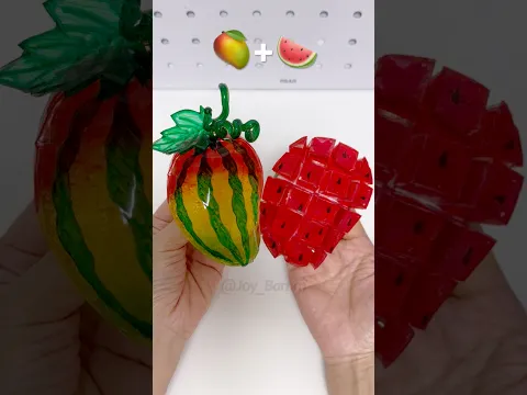 🥭+🍉Squishy DIY with Nano Tape! #실리콘 테이프