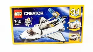 LEGO Creator 31066 Space Shuttle Explorer Speed Build