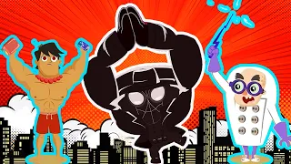 🕷️ ¡Llegaron los Spider Heroes! 🕸️ Finger Family con SuperZoo