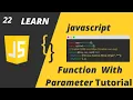 Javascript Function With Parameters Tutorial Urdu