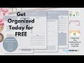 Get Organized for FREE Design Bundles Planner Template Walkthrough