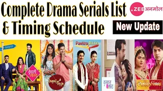 zee anmol complete drama serials list u0026 timing schedule