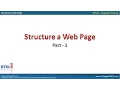 012-Structure of a Web Page - Part 1