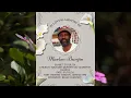 IN LOVING MEMORY OF MARLON BURGIN