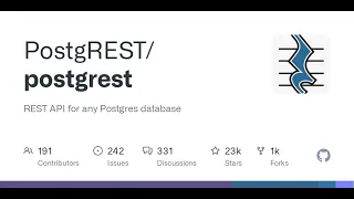 GitHub - REST API for any Postgres database