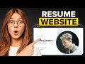 How To Make a Resume Website With WordPress Step-by-Step Tutorial