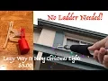 5 00 The Lazy Way to Hang Christmas Lights on the gutter No Ladder Needed - Laderlless Light Clips