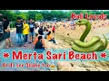 Download Lagu Bali update || Merta sari Beach || walking along the beach  with full of locals || #mertasari #beach