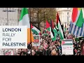 UK protesters mark solidarity day with mass demonstration for Palestine