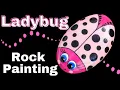 Rock Painting - Ladybug