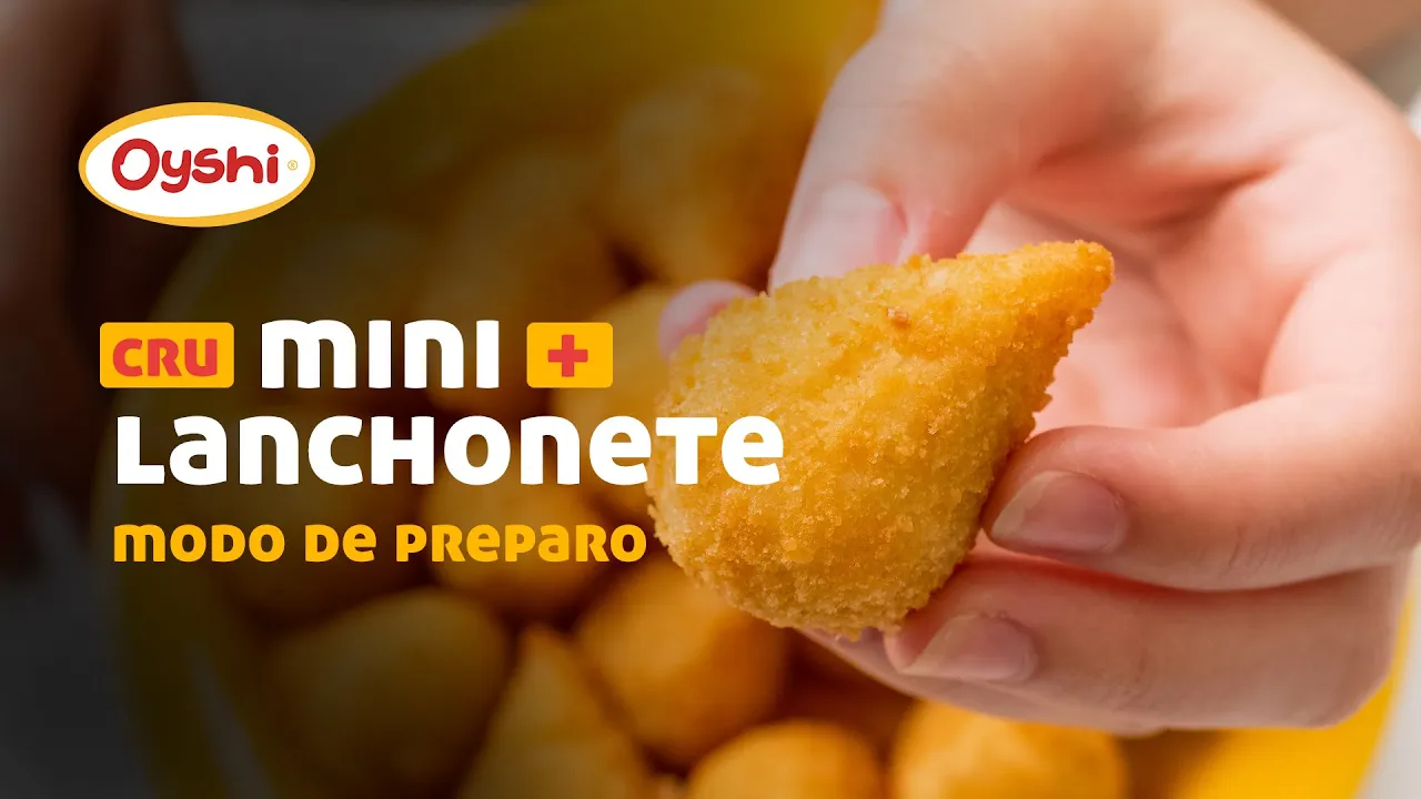PRONTO PARA FRITAR MODO DE PREPARO MINI & LANCHONETE