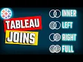 Tableau Joins Inner Left Right Full Join Course