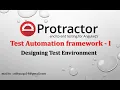 Protractor Automation Framework Test Environment Set Up and Execution