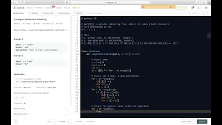 Leetcode 5 Longest Palindromic Substring - Dynamic Programming