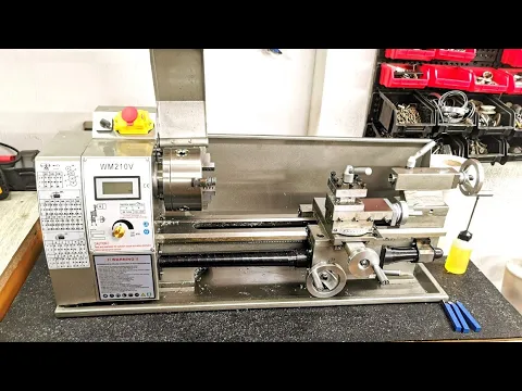 Download MP3 Unboxing And Testing Cheap Small Lathe WM210V-S