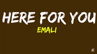 emali here for you lyric video 