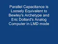 Parallel Capacitance defines Mutual Inductance of Bewley Archetype Eric Dollard Analog Computer