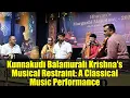 Lagu Kunnakudi Balamurali Krishna's Musical Restraint: A Classical Music Performance