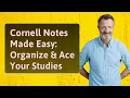 Cornell Notes Made Easy Organize Ace Your Studies