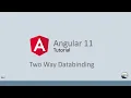 Angular 11 Tutorial - 8 Two Way Data Binding