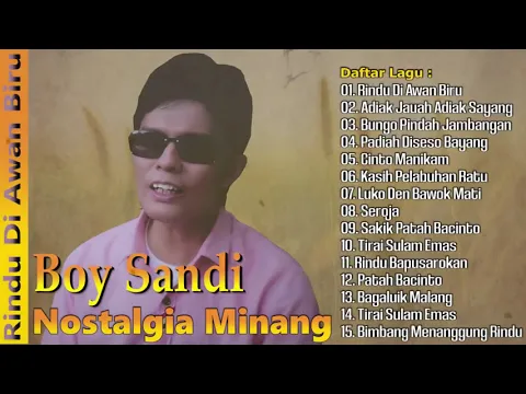 Download MP3 Boy Sandi Full Album Lagu Nostalgia Minang   Lagu Lama Populer