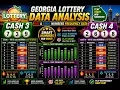 Georgia Cash 3 and Cash 4 Lottery Prediction and Daily Statistical Analysis August 1 2026