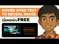 HOVER OVER TEXT TO REVEAL IMAGE - Elementor WordPress Tutorial Flex Container
